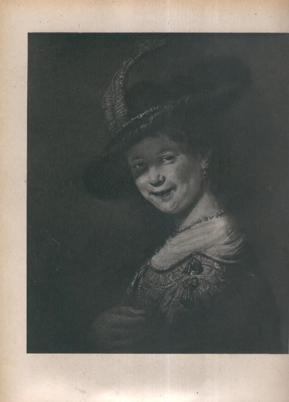 Rembrandt lamina 025: Retrato de Saskia