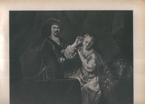 Rembrandt lamina 026: Retrato del Borgomastro e della Moglie