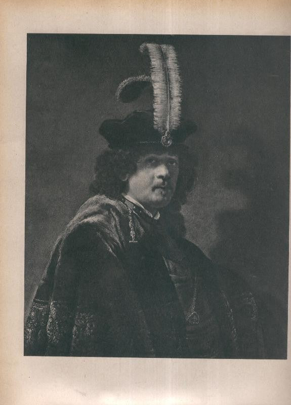 Rembrandt lamina 028: Autoretrato