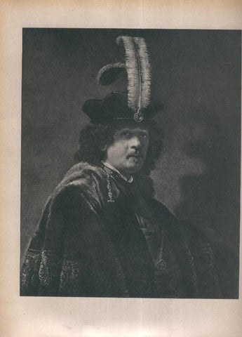 Rembrandt lamina 028: Autoretrato