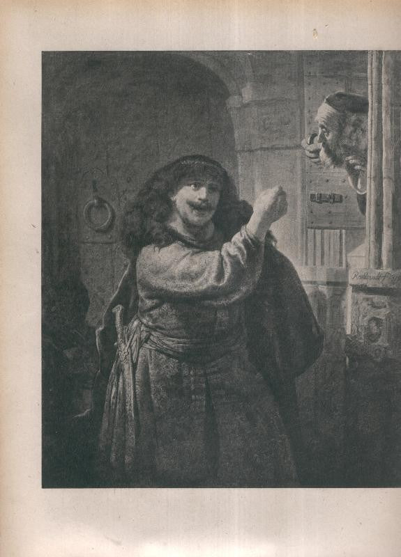 Rembrandt lamina 033: Sansone