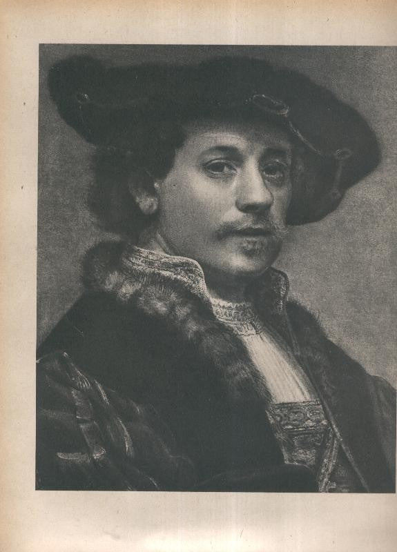 Rembrandt lamina 042: Autoretrato