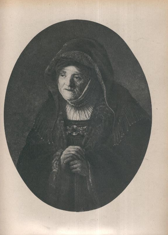 Rembrandt lamina 044: Retrato de la madre del artista
