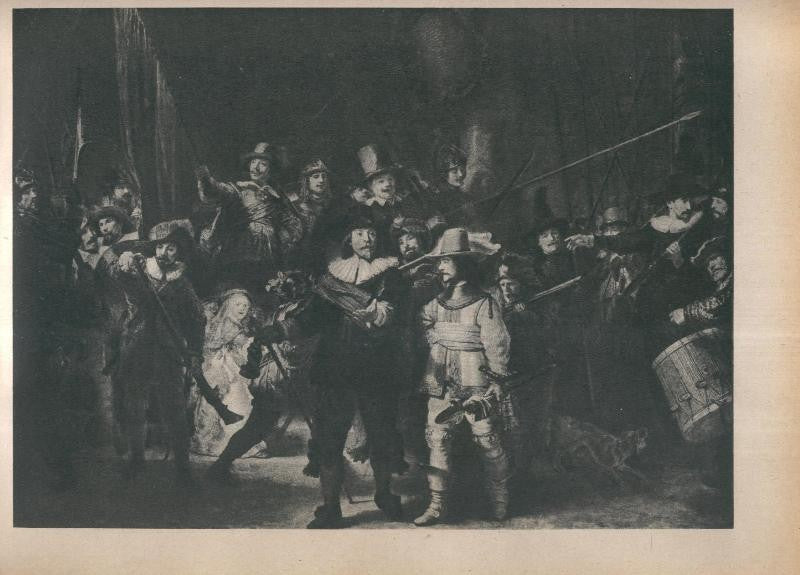 Rembrandt lamina 048: La ronda del Norte