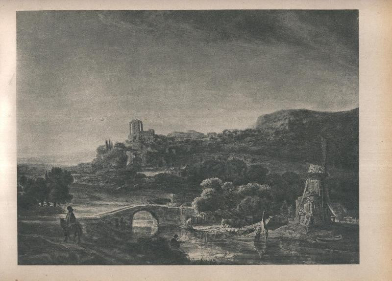 Rembrandt lamina 054: Paisaje