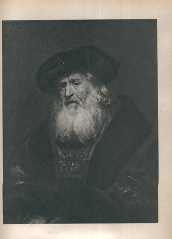 Rembrandt lamina 065: Retrato de un viejo