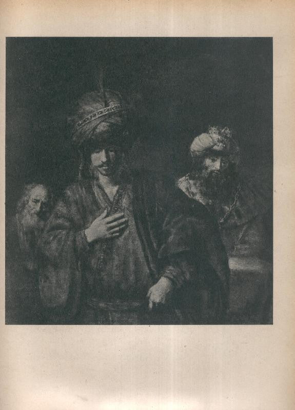 Rembrandt lamina 070: Aman in disgrazia