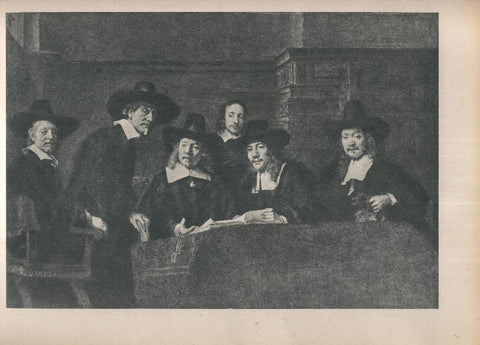Rembrandt lamina 072: Sindicos dei drapieri