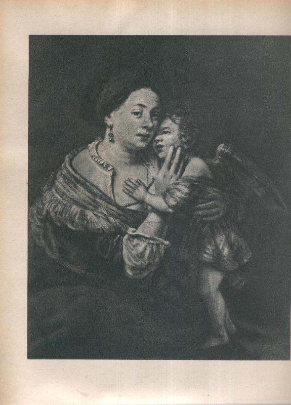Rembrandt lamina 073: Hendrickje Stroffels con su hija
