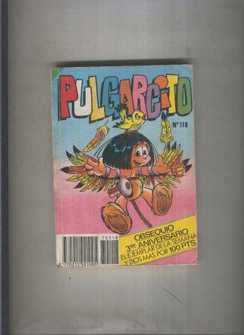 Pulgarcito bolsillo,edicion 1981 volumen 118 retapado con 44 y 43