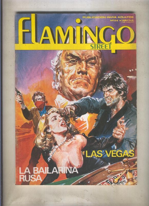 Flamingo street numero 24: Las Vegas (numerado 9 en trasera)