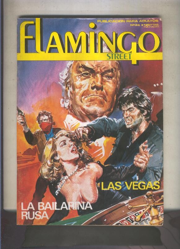 Flamingo street numero 24: Las Vegas (numerado 5 en trasera)