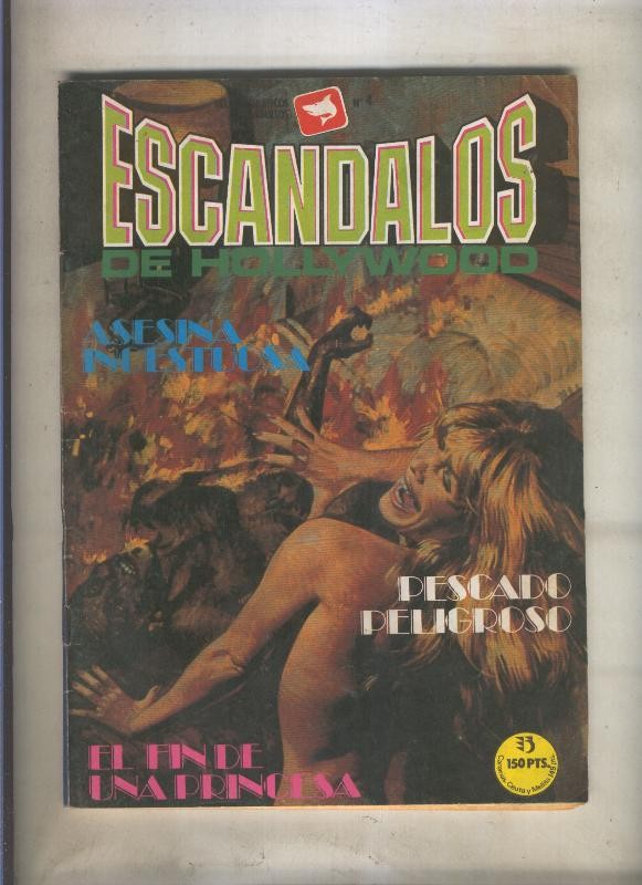 Escandalos de Hollywood numero 04 (numerado 2 en trasera)