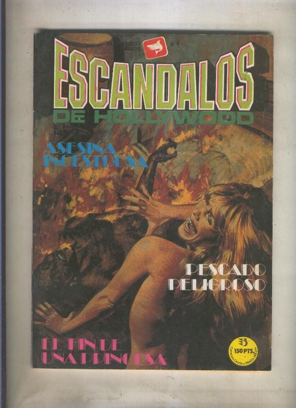 Escandalos de Hollywood numero 04 (numerado 3 en trasera)