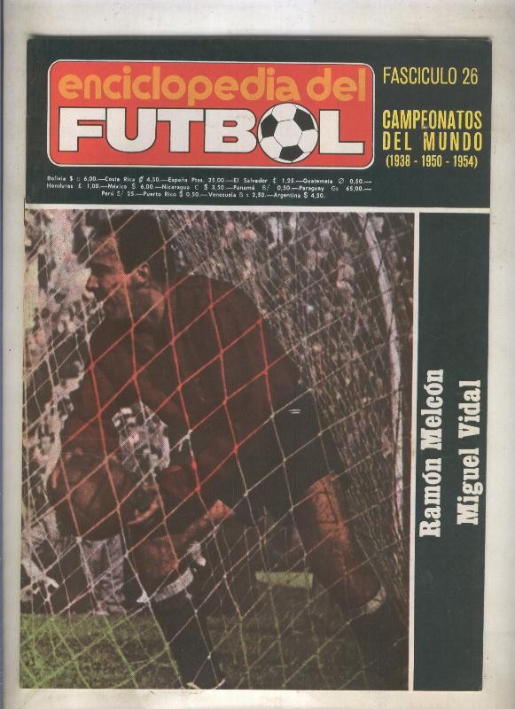 Enciclopedia del Futbol numero 26: Campeonatos del Mundo 1938 - 1950 - 1954)