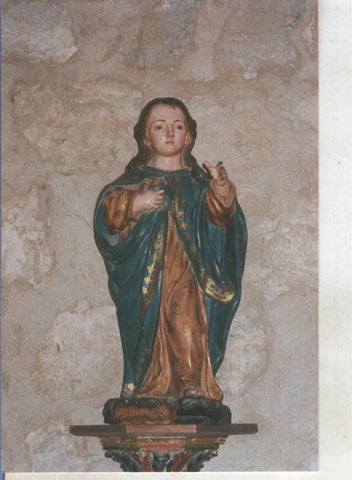 Postal 015128: Virgen Niña, anonimo