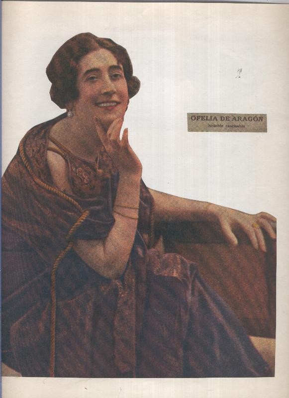 Lamina 05: Ofelia de Aragon, notable cancionista