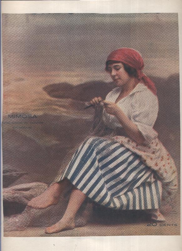 Lamina 07: Mimosa, bella artista de varietes, foto de Calvache