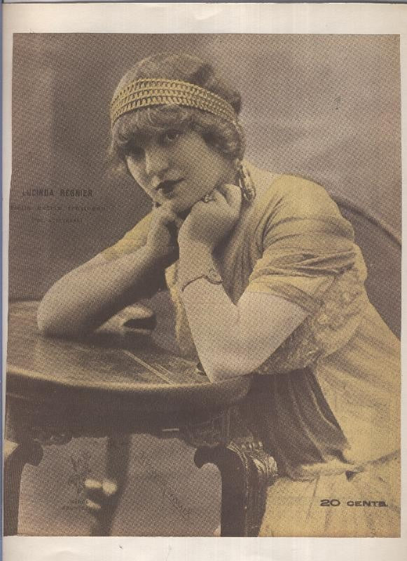 Lamina 10: Lucinda Regnier, bella actriz francesa, foto de Hugelmann