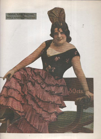 Lamina 30: Candelaria Medina, bella y notable cancionista