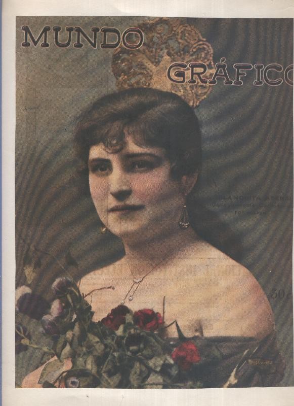 Lamina 32: Blanquita Asensi, bella y notable cancionista, foto Walken