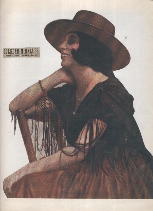 Lamina 34: Soledad Miralles, notable bailarina