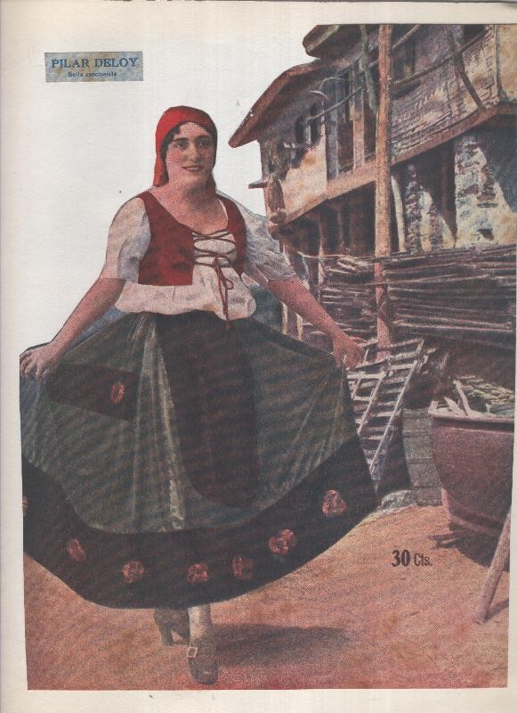 Lamina 35: Pilar Deloy, bella cancionista