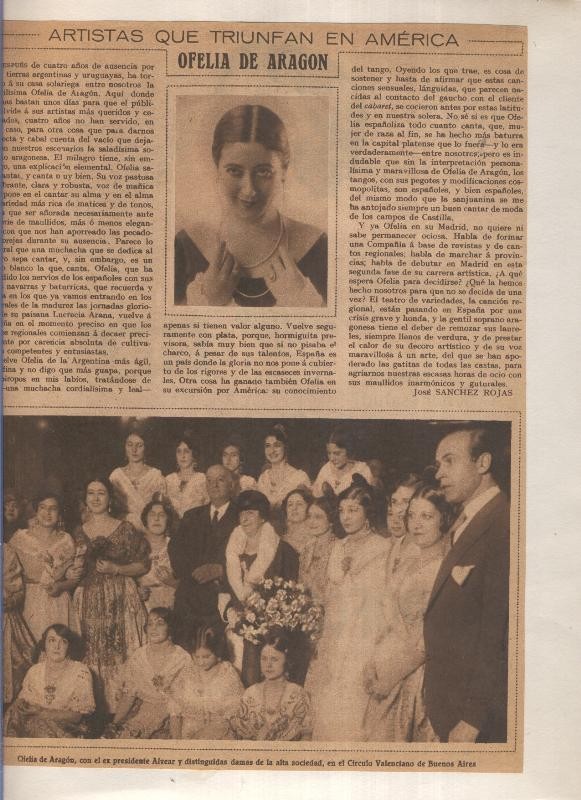 Lamina 38: Ofelia de Aragon triunfa en America