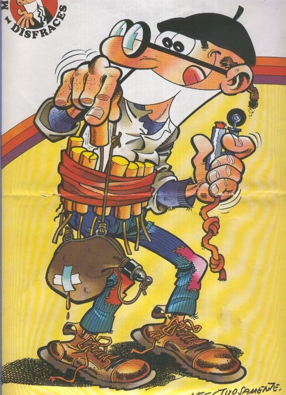Mortadelo. Mis mejores disfraces Poster numero 01: Paleto (numerado 1 en trasera)