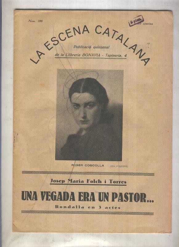 La escena catalana numero 398: Una vegada era un pastor