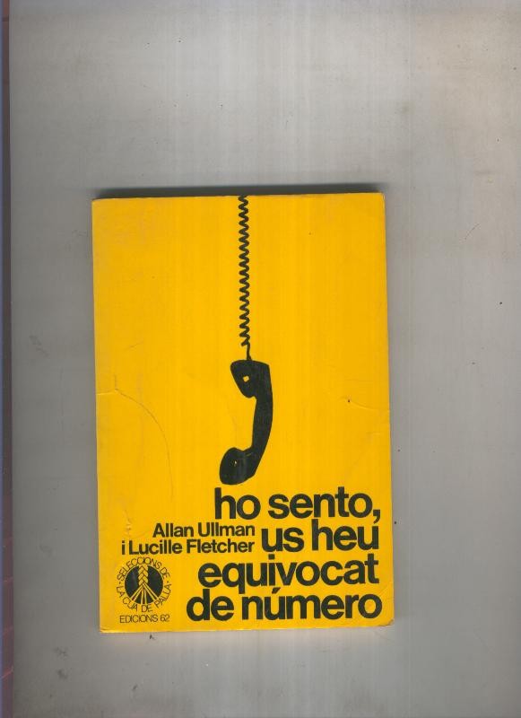 Ho sento, us heu equivocat de numero
