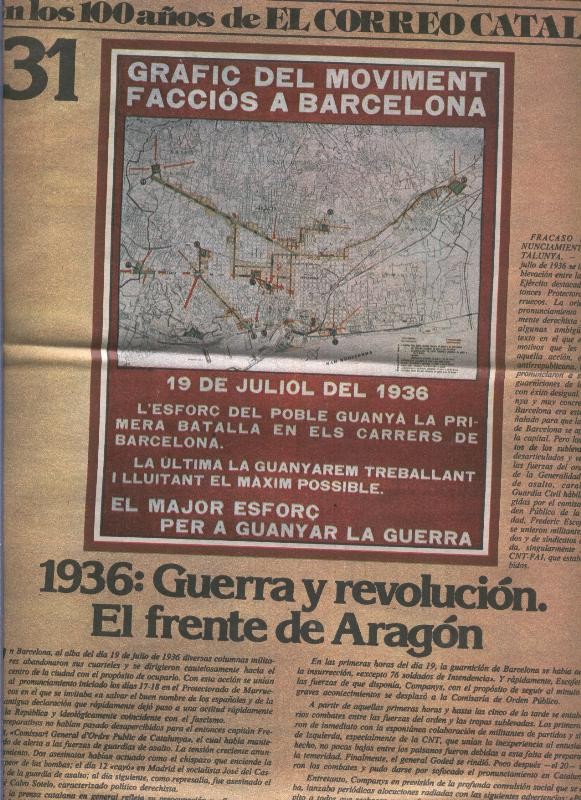 Un siglo de cataluña en los 100 años de El Correo Catalan, fasciculo numero 31