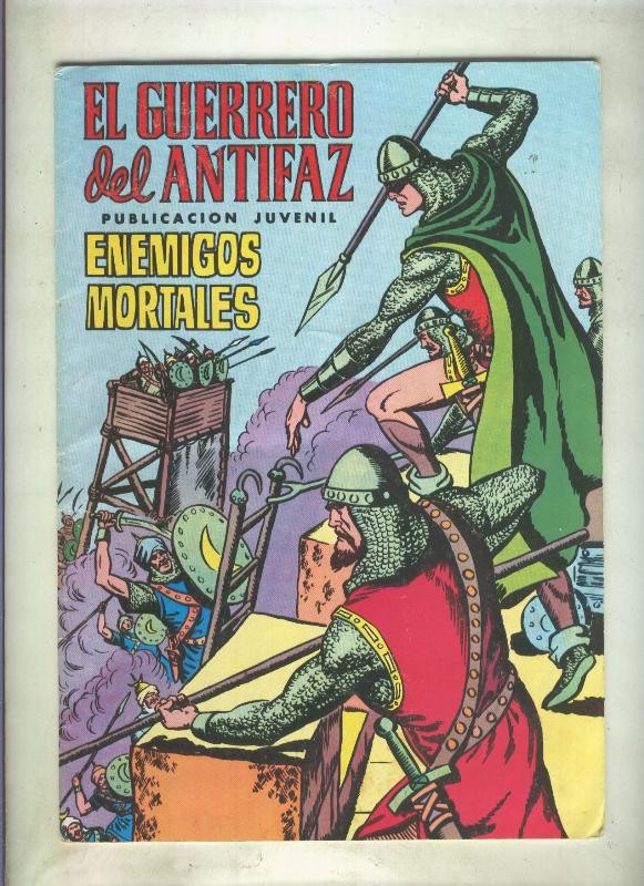 El Guerrero del Antifaz color numero 006: Enemigos mortales (numerado 2 en trasera)