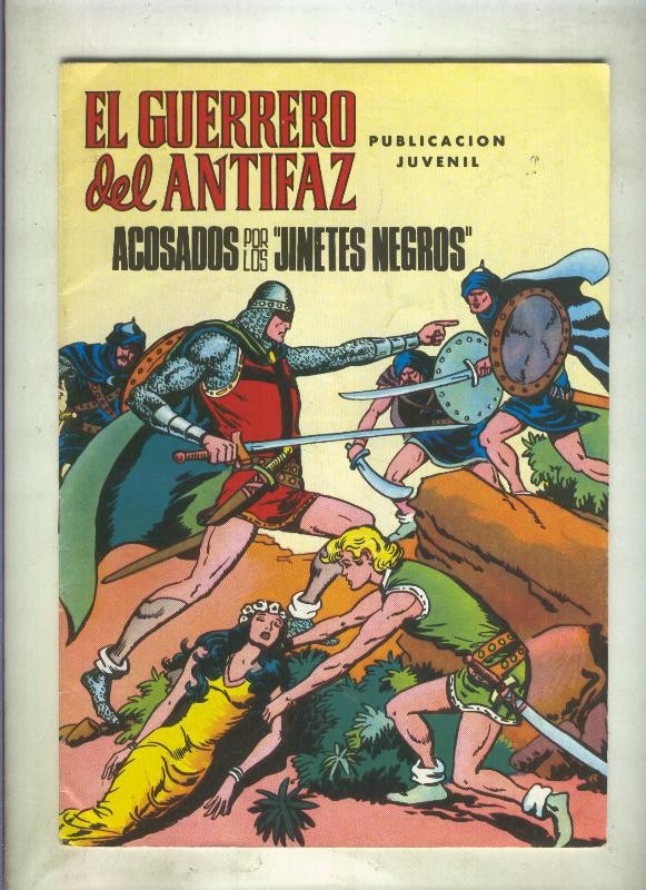 El Guerrero del Antifaz color numero 019: Acosados por los Jinetes Negros (numerado 1 en trasera)