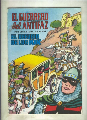 El Guerrero del Antifaz color numero 020: El refugio de los Kir (numerado 1 en trasera)