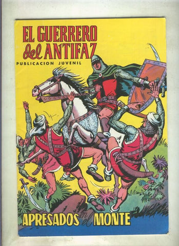 El Guerrero del Antifaz color numero 023: Apresados en el monte (numerado 1 en trasera)