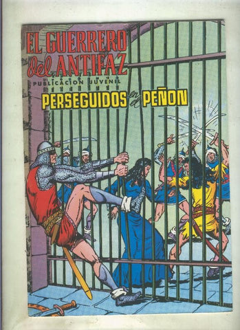 El Guerrero del Antifaz color numero 027: Perseguidos en el peñon (numerado 2 en trasera)