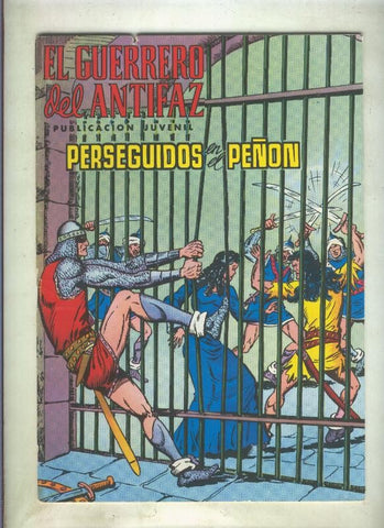 El Guerrero del Antifaz color numero 027: Perseguidos en el peñon (numerado 1 en trasera)