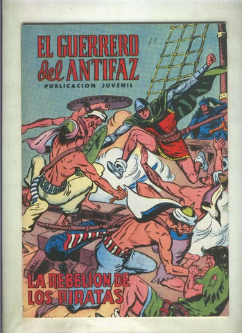 El Guerrero del Antifaz color numero 049: La rebelion de los piratas (numerado 1 en trasera)