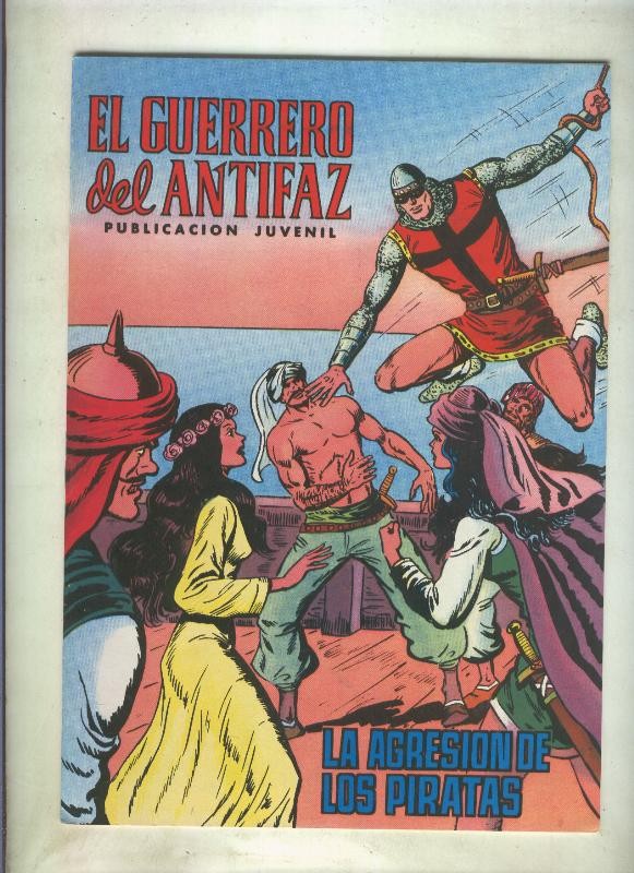 El Guerrero del Antifaz color numero 050: La agresion de los piratas (numerado 2 en trasera)