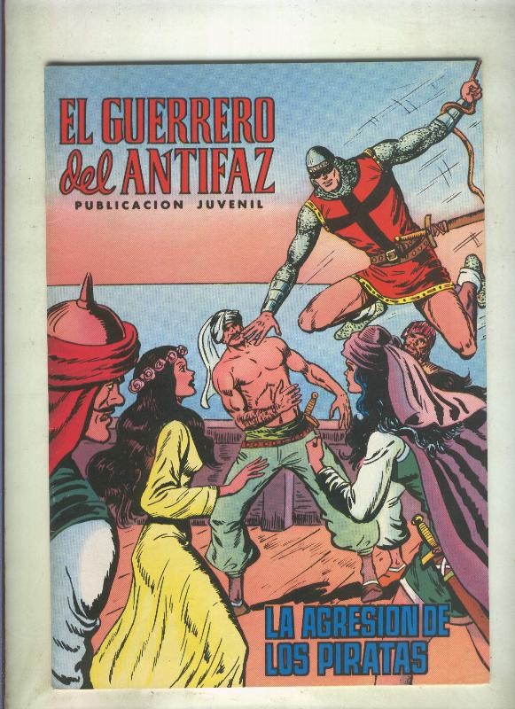 El Guerrero del Antifaz color numero 050: La agresion de los piratas (numerado 3 en trasera)