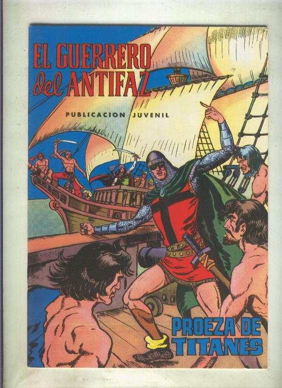 El Guerrero del Antifaz color numero 051: Proeza de titanes (numerado 1 en trasera)