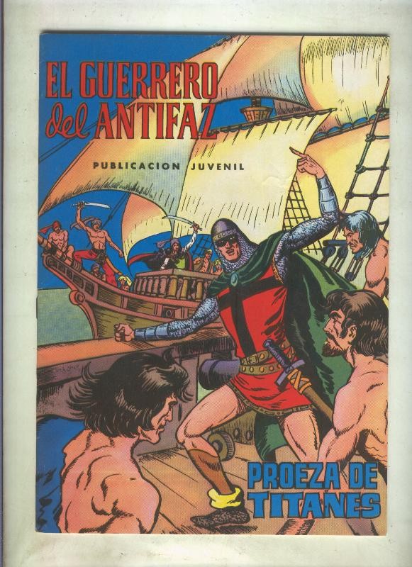 El Guerrero del Antifaz color numero 051: Proeza de titanes (numerado 2 en trasera)