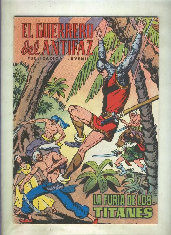 El Guerrero del Antifaz color numero 052: La furia de los titanes (numerado 3 en trasera)