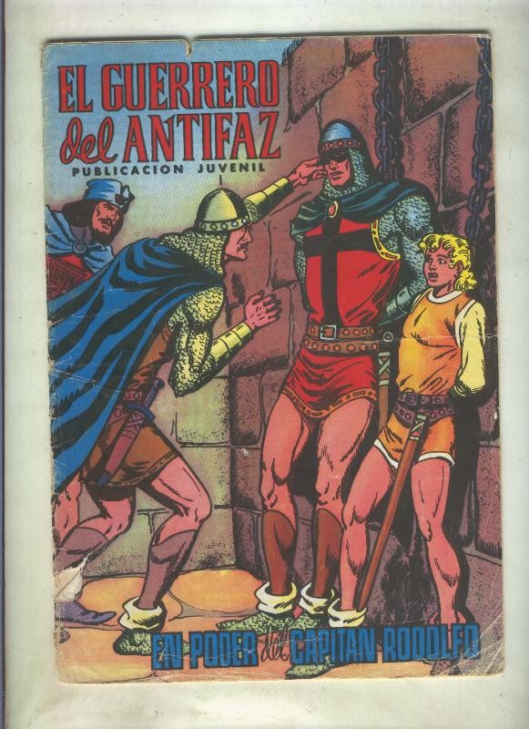 El Guerrero del Antifaz color numero 055: En poder del Capitan Rodolfo (numerado 2 en trasera)