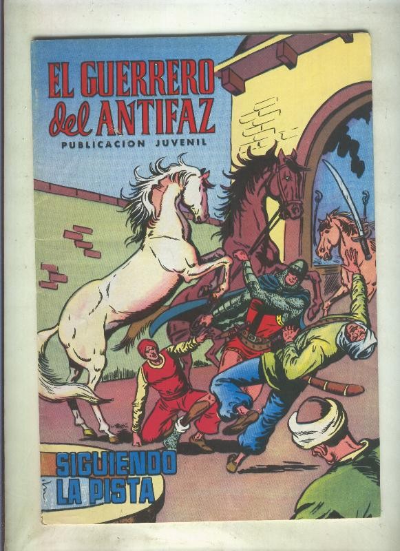 El Guerrero del Antifaz color numero 056: Siguiendo la pista (numerado 1 en trasera)