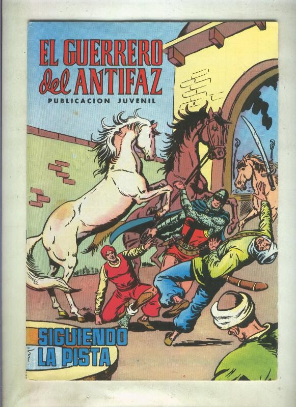 El Guerrero del Antifaz color numero 056: Siguiendo la pista (numerado 2 en trasera)