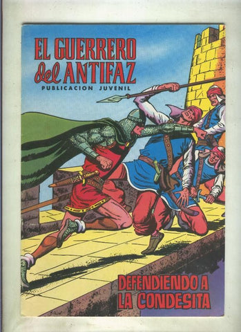 El Guerrero del Antifaz color numero 060: Defendiendo a la condesita (numerado 1 en trasera)