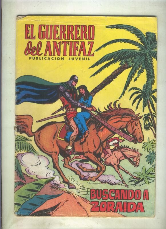 El Guerrero del Antifaz color numero 061: Buscando a Zoraida (numerado 4 en trasera)