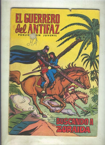 El Guerrero del Antifaz color numero 061: Buscando a Zoraida (numerado 5 en trasera)